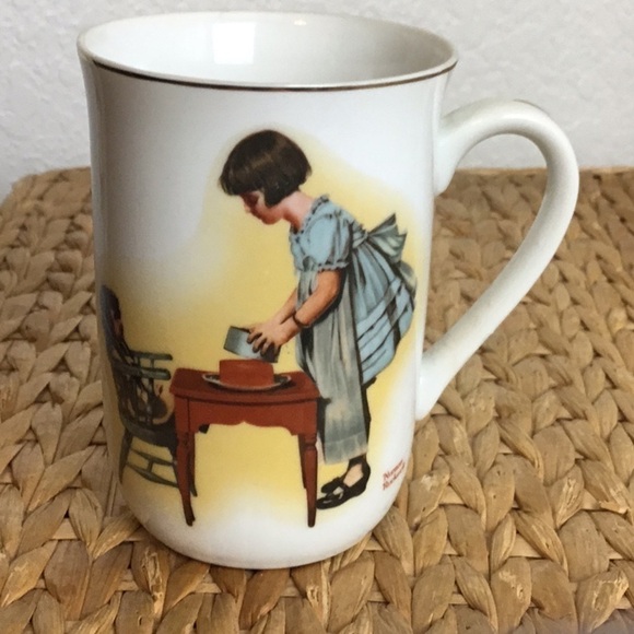 Vintage Norman Rockwell, 1981 coffee/tea cups - Picture 3 of 11